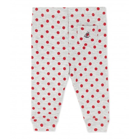Baby girl's polka dot leggings