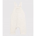 BABIES' LONG QUILTED TUBE-KNIT DUNGAREES