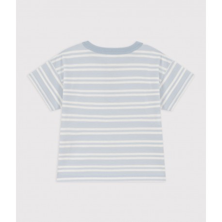 Babies' Short-Sleeved Striped Jersey T-Shirt