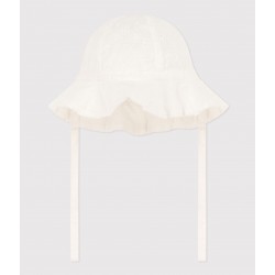 BABIES' BRODERIE ANGLAISE SUN HAT