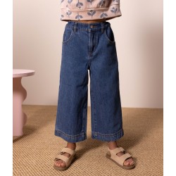 Girls' Eco-Friendly Cotton Denim Trousers