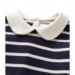 Baby girl's striped blouse