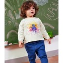 BABIES' PATTERNED LONG-SLEEVED JERSEY T-SHIRT