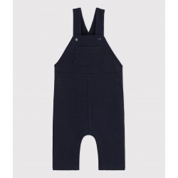 BABIES' THICK JERSEY DUNGAREES