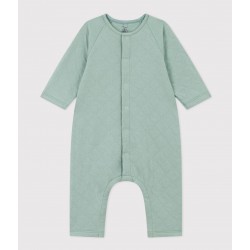 BABIES' QUILTED TUBE KNIT JUMPSUIT