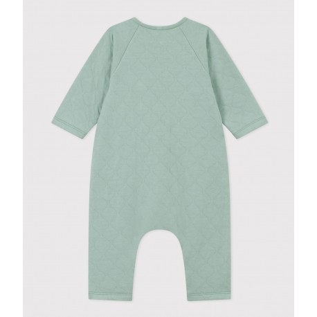 BABIES' QUILTED TUBE KNIT JUMPSUIT
