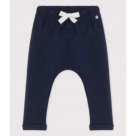 BABIES' THICK STRIPED JERSEY TROUSERS