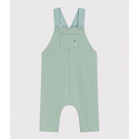 BABIES' THICK JERSEY DUNGAREES 