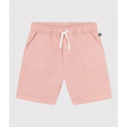 CHILDRENS COTTON AND LINEN TWILL SHORTS