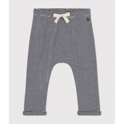 BABIES PINSTRIPED TUBE KNIT TROUSERS