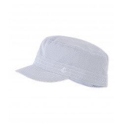 Boys` tennis-striped cap