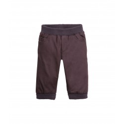 Baby boy trousers in soft serge
