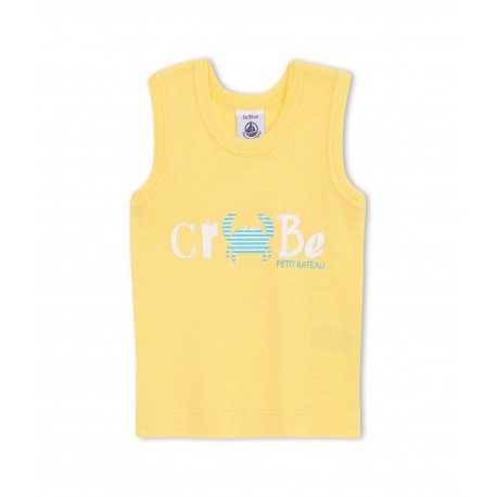 Μπλούζα αμάνικη με σχέδιο για μωρό αγόρι