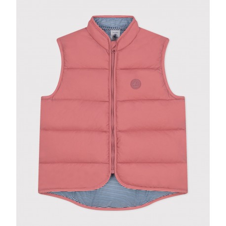 CHILDRENS SLEEVELESS QUILTED PADDED JACKET