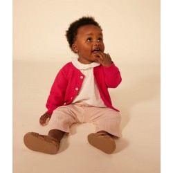 BABIES KNITTED COTTON CARDIGAN