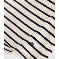 BABIES SHORT-SLEEVED STRIPED JERSEY BLOUSE