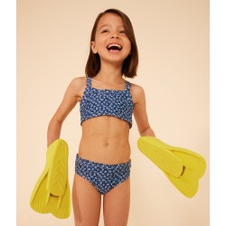 GIRLS TWO-PIECE SPOTTED SWIMSUIT
