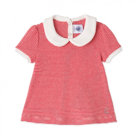 Baby girls' milleraies-striped blouse