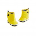 Unisex baby waxed bootees