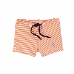 Baby boys' milleraies-striped swim trunks