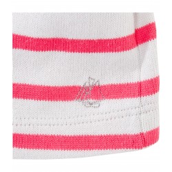 Baby girl short-sleeved mariniere sweater