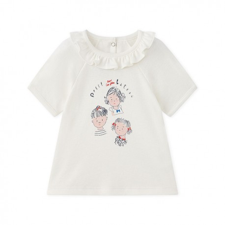 Baby girl's short-sleeved T-shirt
