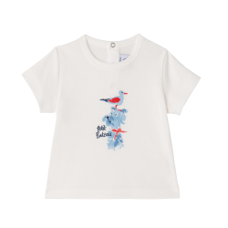 Baby boys' silkscreen print T-shirt