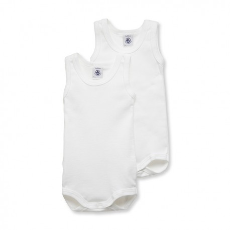 Baby Boys' Sleeveless Bodysuit - Set of 2