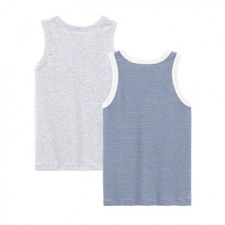 Boys' sleeveless vests - Set of 2
