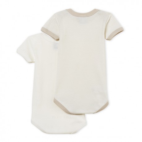 Baby Boys' Short-Sleeved Bodysuit - Set of 2