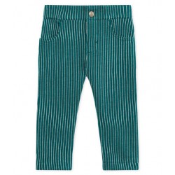 Baby boys' striped jersey trousers