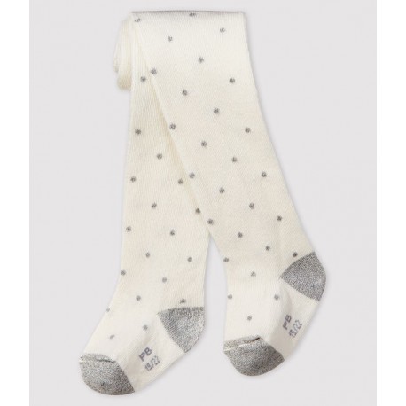 Baby girl's spotty tights