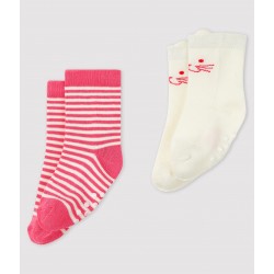 Pack of 2 pairs of socks for babies
