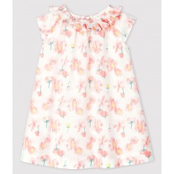 Baby Girls' Short-Sleeved Poplin Dress