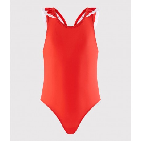 GIRLS' ONE-PIECE RECYCLED SWIMSUIT