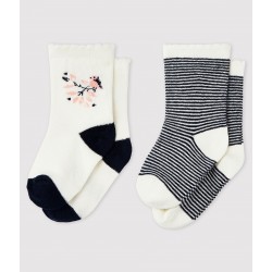 PACK OF 2 PAIRS OF SOCKS FOR BABIES