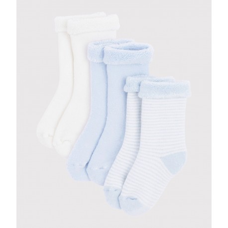 Knitted Babies' Socks - 3-Piece Set