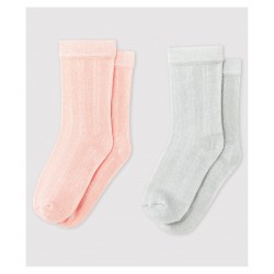Baby Girls' Striped Socks - 2-Pack
