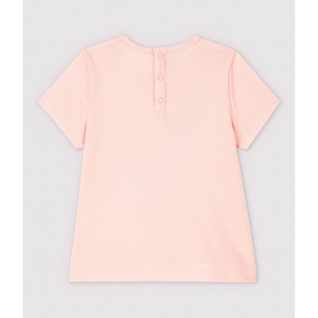 Baby Girls' Short-Sleeved Blouse with Collar