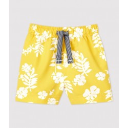 BOYS' RECYCLED PRINTED SWIMMING TRUNKS