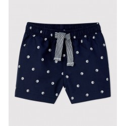 BOYS' RECYCLED PRINTED SWIMMING TRUNKS